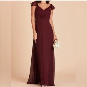 NWT Birdy Grey Kae Cabernet Wine Maxi Bridesmaid Event Dress. NWT